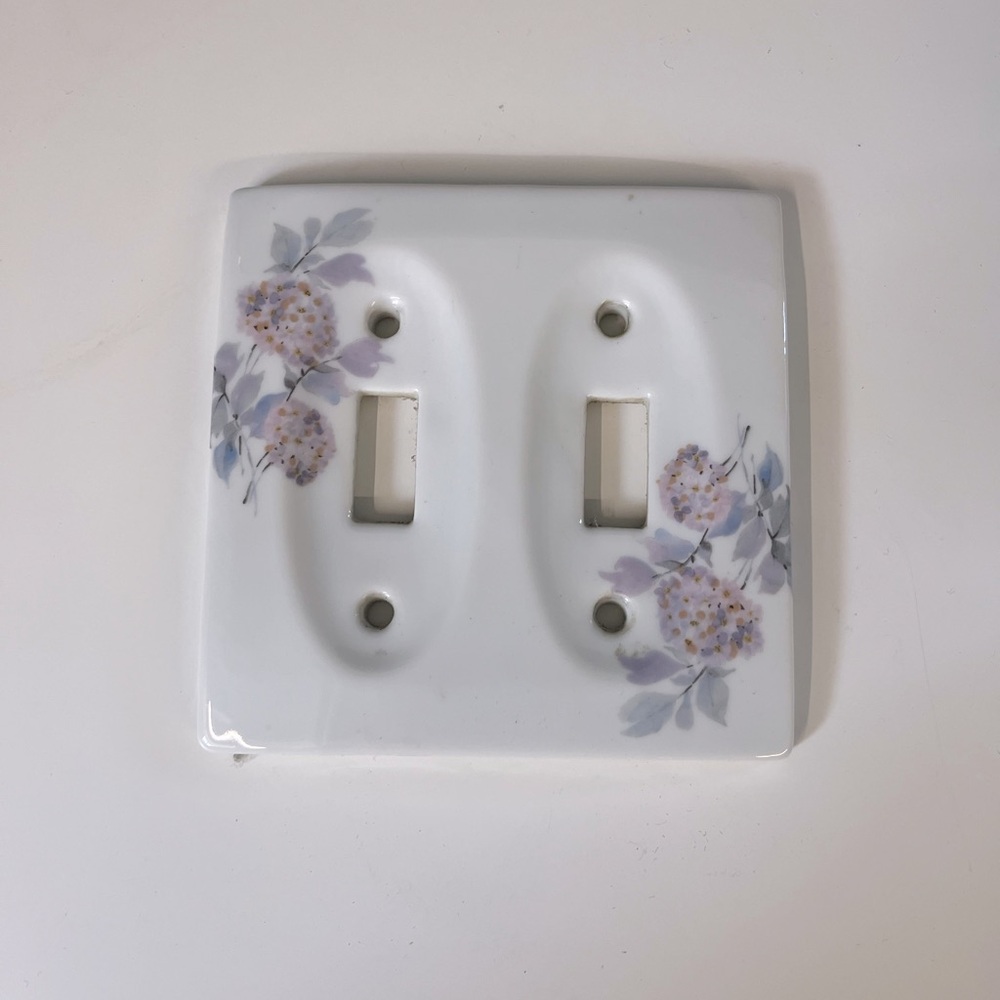 Antique Ceramic light switch cover